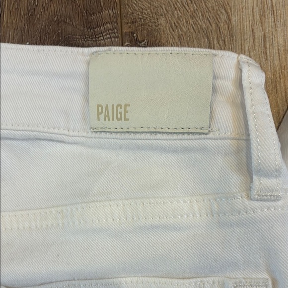 PAIGE White Flare & Wide Leg Jeans laurel canyon sz 24 - Picture 11 of 11